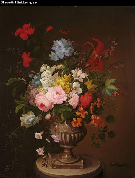 Edward Beyer Flowers in a vase